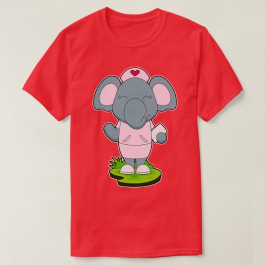 Elephant Nurse Note T-shirt (Design voorkant)