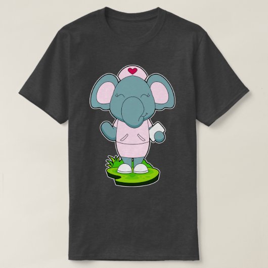 Elephant Nurse Note T-shirt (Design voorkant)