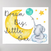 Elephant Nursery Poster (Voorkant)