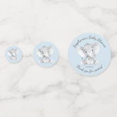 Elephant Oerwoud Animals Baby shower Confetti (Voorkanten)