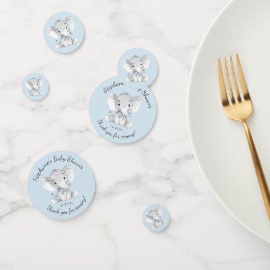 Elephant Oerwoud Animals Baby shower Confetti (Groep)