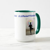 Elephant Oerwoud Green Mok (Voorkant rechts)