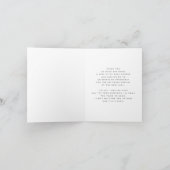 Elephant & Oerwoud Greenery Baby shower Bedankt (Binnen)