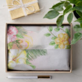 Elephant Oerwoud Safari Gepersonaliseerd Baby show Tissuepapier (Geschenk)