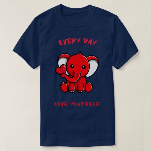 Elephant of Love T-shirt (Design voorkant)