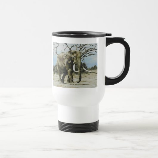Elephant Oil Painting Travel Mug Reisbeker (Rechts)