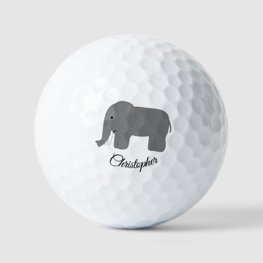 Elephant-ontwerp Golfballen (Voorkant)