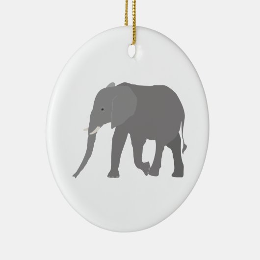 Elephant-ontwerp Keramisch Ornament (Rechts)
