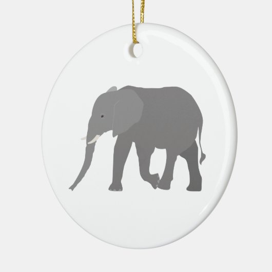 Elephant-ontwerp Keramisch Ornament (Links)