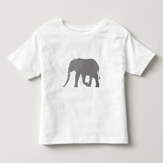 Elephant-ontwerp Kinder Shirts (Voorkant)