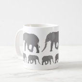 Elephant-ontwerp Koffiemok (Voorkant links)