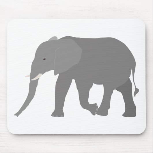 Elephant-ontwerp Muismat (Voorkant)