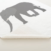 Elephant-ontwerp Sherpa Deken (3/4)