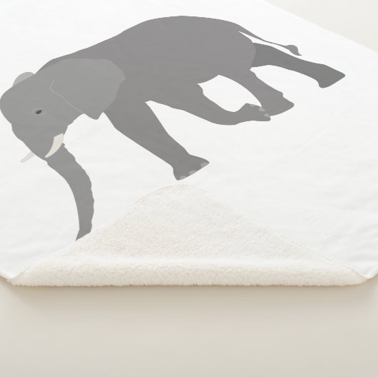 Elephant-ontwerp Sherpa Deken (3/4)