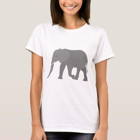 Elephant-ontwerp T-shirt (Voorkant)