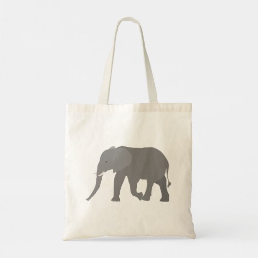 Elephant-ontwerp Tote Bag (Achterkant)