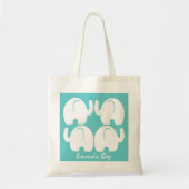 Elephant-ontwerp Tote Bag (Voorkant)