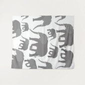 Elephant-ontwerp Wandkleed (Voorkant (horizontaal))