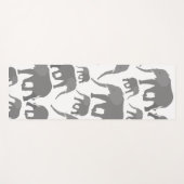 Elephant-ontwerp Yogamat (Voorkant (horizontaal))