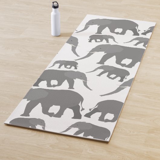 Elephant-ontwerp Yogamat (In situ)