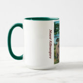 Elephant op de berg Kilimanjaro - Mok (Links)