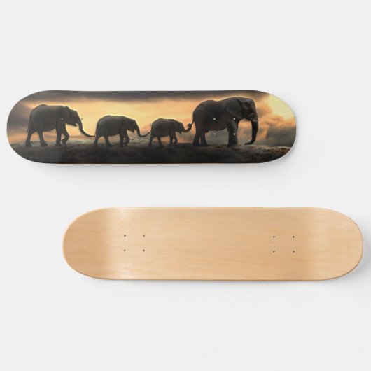 Elephant op Natural Land Bridge Persoonlijk Skateboard (Horizontaal)