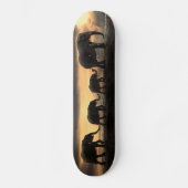Elephant op Natural Land Bridge Persoonlijk Skateboard (Voorkant)