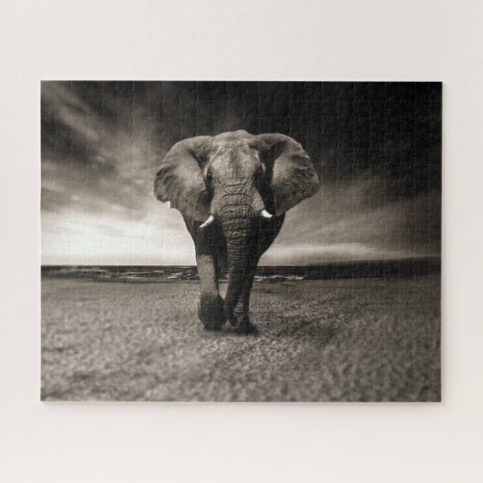 Elephant op Run Legpuzzel (Horizontaal)