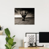 Elephant op Run Poster (Thuiskantoor)