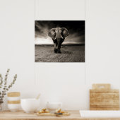 Elephant op Run Poster (Keuken)