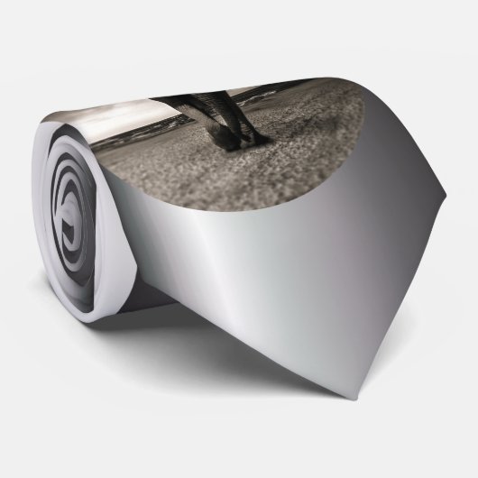 Elephant op Run Stropdas (Opgerold)