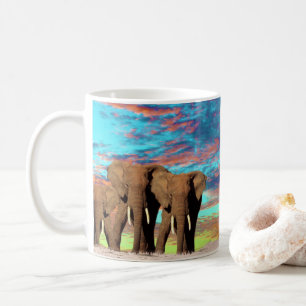 Elephant Opal Sunrise, Coffee Mok