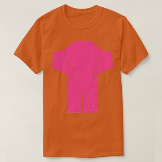 Elephant Origami Style T-shirt (Design voorkant)