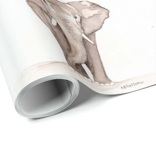 elephant ornament cadeaupapier (Rol Hoek)