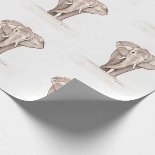 elephant ornament cadeaupapier (Hoek)