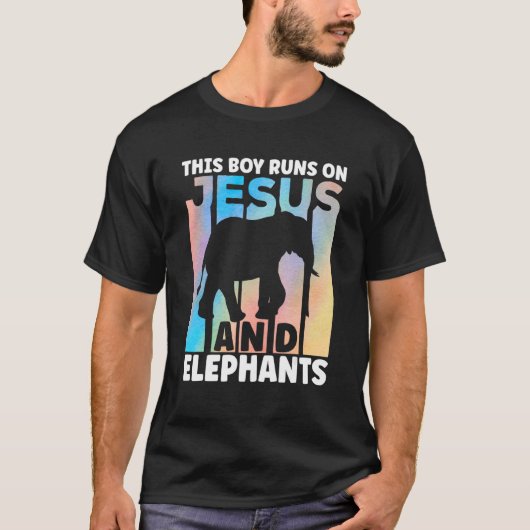 Elephant Outfit for Elephant Lovers Apparel Boys T-shirt (Voorkant)