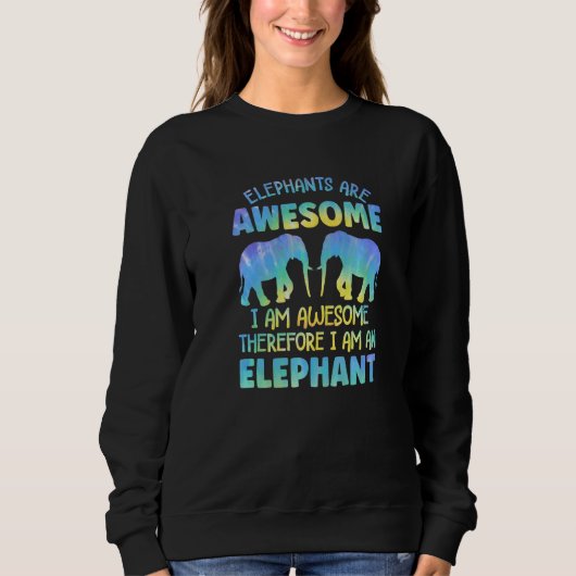Elephant Outfit for Elephant Lovers Apparel Women  Trui (Voorkant)