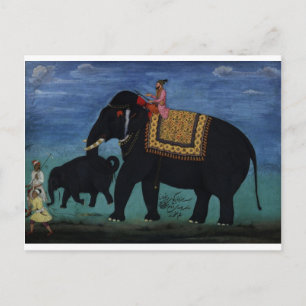 Elephant Painting Briefkaart