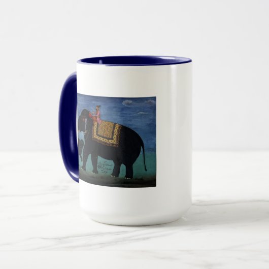 Elephant Painting Mok (Voorkant links)