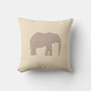 Elephant Painting Safari IllustrationThrow Pillow Kussen