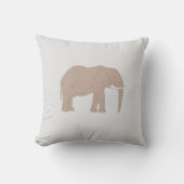 Elephant Painting Safari IllustrationThrow Pillow Kussen (Voorkant)