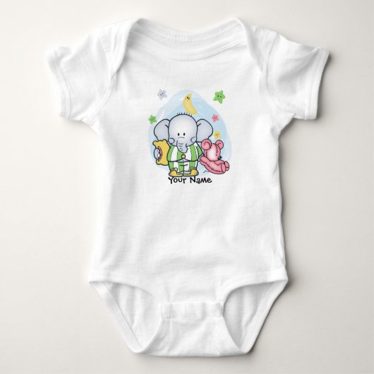 Elephant Pajamas Romper (Voorkant)