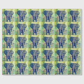 Elephant Palms Cadeaupapier (Vlak)