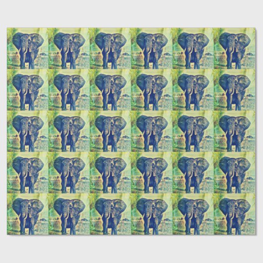Elephant Palms Cadeaupapier (Vlak)