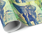 Elephant Palms Cadeaupapier (Rol Hoek)