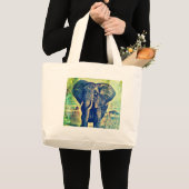 Elephant Palms Grote Tote Bag (Voorkant (product))