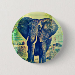 Elephant Palms Ronde Button 5,7 Cm