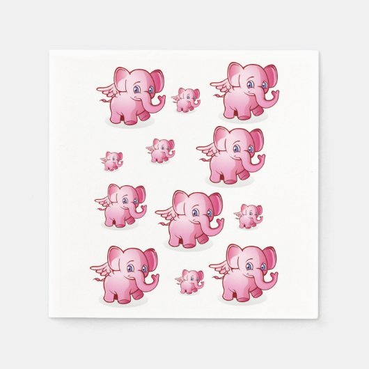 Elephant Paper Napkins Servet (Voorkant)