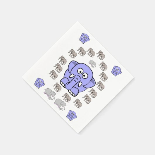 Elephant Paper Napkins Servetten (Hoek)