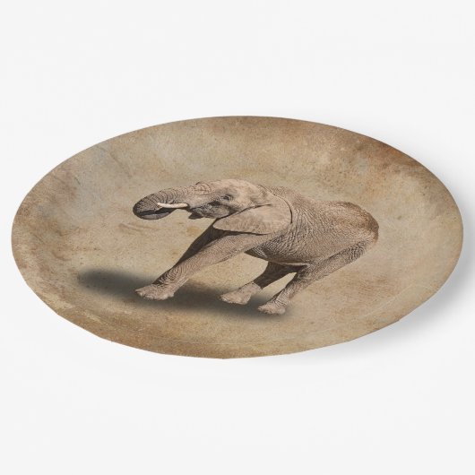 ELEPHANT PAPIEREN BORDJE (Gekanteld)